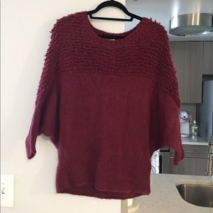 Burgundy sweater